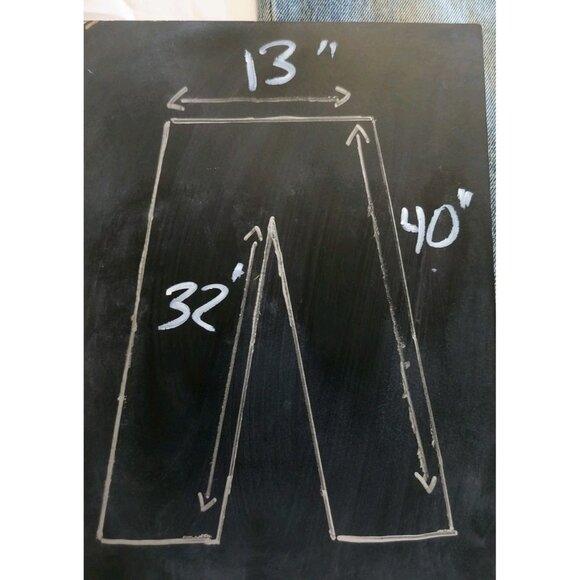 MNML  Distressed Denim Jeans Zipper Ankle Men Size 28 Blue Straight - Picture 9 of 10